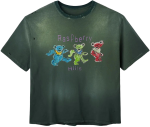 Raspberry Hills Gold+Vintage Grateful Berry Green Tee