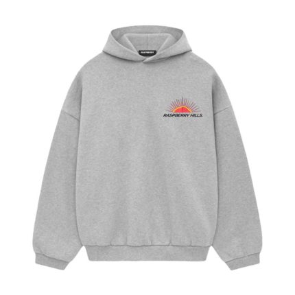 Raspberry Hills silver hoodie grey